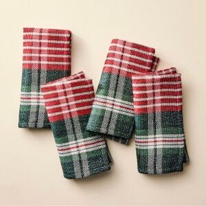 4pc Signature Plaid Cloth Napkins - Hearth & Hand™ with Magnolia